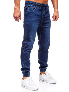 Pantalón vaquero jogger para hombre azul oscuro Bolf 8131