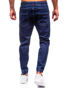 Pantalón vaquero jogger para hombre azul oscuro Bolf 8136