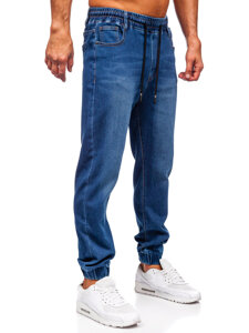 Pantalón vaquero jogger para hombre azul oscuro Bolf 8152