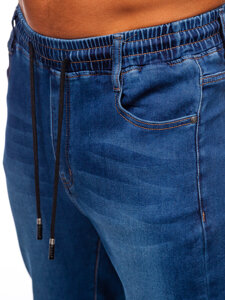 Pantalón vaquero jogger para hombre azul oscuro Bolf 8152