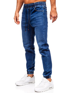 Pantalón vaquero jogger para hombre azul oscuro Bolf 8169