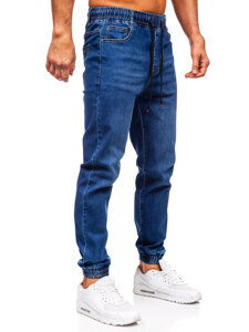 Pantalón vaquero jogger para hombre azul oscuro Bolf 8169