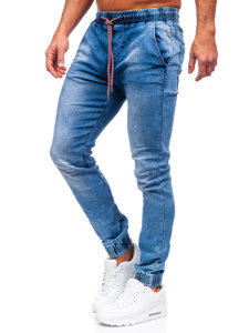 Pantalón vaquero jogger para hombre azul oscuro Bolf TF119