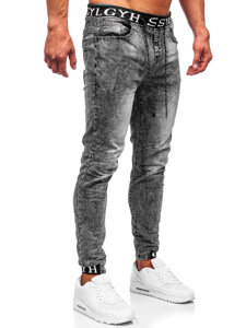 Pantalón vaquero jogger para hombre grafito Bolf KA1131-6