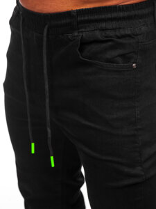 Pantalón vaquero jogger para hombre negro Bolf 8105