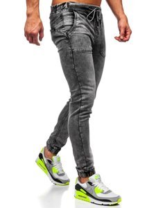 Pantalón vaquero jogger para hombre negro Bolf KA1860