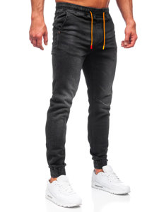 Pantalón vaquero jogger para hombre negro Bolf R31123W1