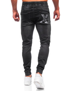 Pantalón vaquero jogger para hombre negro Bolf R31123W1