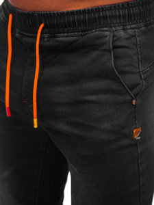 Pantalón vaquero jogger para hombre negro Bolf R31123W1