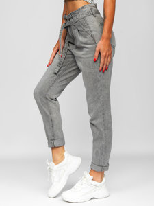 Pantalón vaquero para mujer color gris Denley DM312N-3