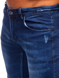 Pantalón vaquero regular fit para hombre azul oscuro Bolf 1969