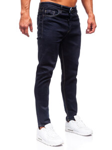 Pantalón vaquero regular fit para hombre azul oscuro Bolf 5261