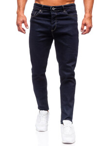 Pantalón vaquero regular fit para hombre azul oscuro Bolf 5261