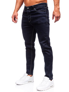 Pantalón vaquero regular fit para hombre azul oscuro Bolf 5261