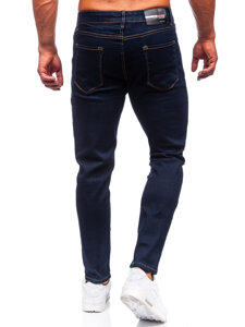 Pantalón vaquero regular fit para hombre azul oscuro Bolf 5305