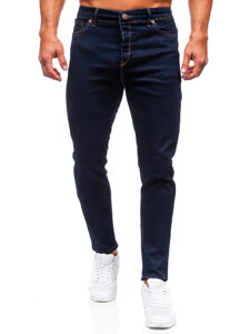 Pantalón vaquero regular fit para hombre azul oscuro Bolf 5305