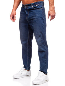 Pantalón vaquero regular fit para hombre azul oscuro Bolf GT27