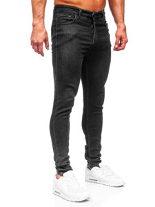 Pantalón vaquero regular fit para hombre negro Bolf 6009