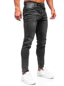 Pantalón vaquero regular fit para hombre negro Bolf 6062