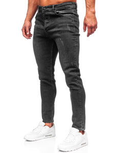 Pantalón vaquero regular fit para hombre negro Bolf 6062