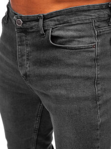 Pantalón vaquero regular fit para hombre negro Bolf 6077