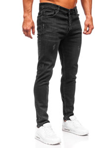 Pantalón vaquero regular fit para hombre negro Bolf 6080