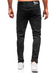 Pantalón vaquero regular fit para hombre negro Bolf 6855