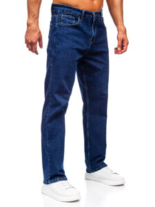 Pantalón vaquero regular para hombre azul oscuro Bolf 5451