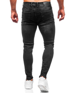 Pantalón vaquero skinny fit para hombre negro Bolf R919-1