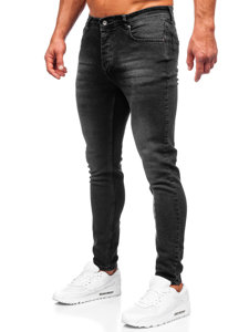 Pantalón vaquero skinny fit para hombre negro Bolf R919-1