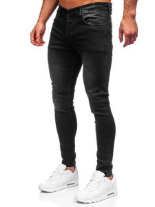 Pantalón vaquero skinny fit para hombre negro Bolf R924