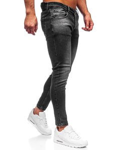 Pantalón vaquero skinny fit para hombre negro Bolf R927