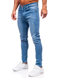 Pantalón vaquero slim fit para hombre azul Bolf 6177