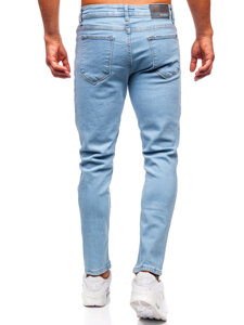 Pantalón vaquero slim fit para hombre azul Bolf 6199