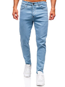 Pantalón vaquero slim fit para hombre azul Bolf 6460