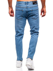 Pantalón vaquero slim fit para hombre azul Bolf 6487