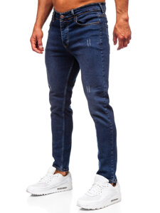 Pantalón vaquero slim fit para hombre azul marino Bolf 6479