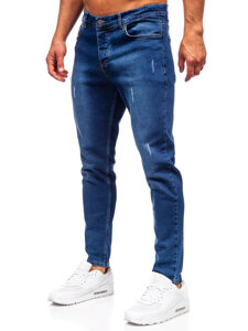 Pantalón vaquero slim fit para hombre azul marino Bolf 6558