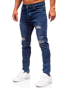 Pantalón vaquero slim fit para hombre azul marino Bolf 6569