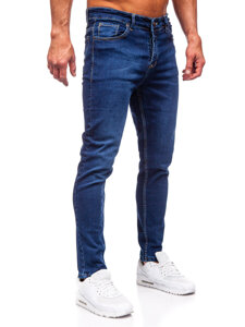 Pantalón vaquero slim fit para hombre azul oscuro Bolf 6290