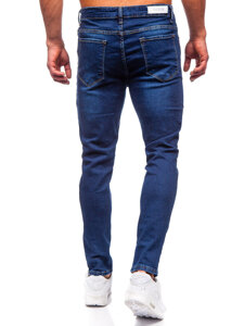 Pantalón vaquero slim fit para hombre azul oscuro Bolf 6290