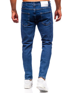 Pantalón vaquero slim fit para hombre azul oscuro Bolf 6553