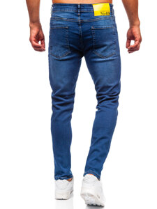 Pantalón vaquero slim fit para hombre azul oscuro Bolf 6591