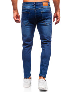 Pantalón vaquero slim fit para hombre azul oscuro Bolf 6732