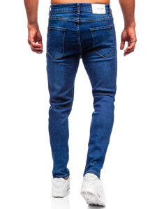 Pantalón vaquero slim fit para hombre azul oscuro Bolf 6735