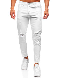 Pantalón vaquero slim fit para hombre blanco Bolf 5872