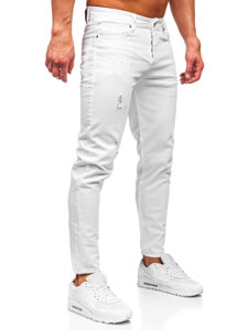 Pantalón vaquero slim fit para hombre blanco Bolf 5876