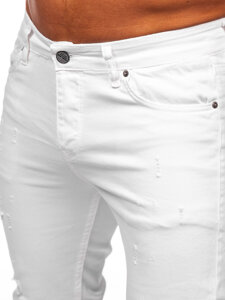 Pantalón vaquero slim fit para hombre blanco Bolf 5876