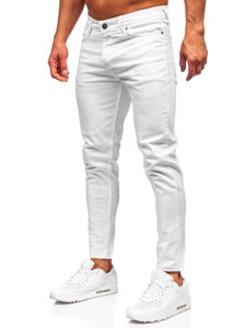 Pantalón vaquero slim fit para hombre blanco Bolf 5877