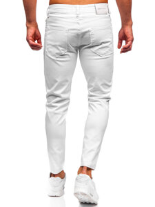 Pantalón vaquero slim fit para hombre blanco Bolf 5877